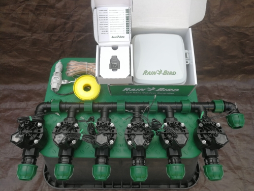 Zestaw automatycznego nawadniania  RAIN BIRD WiFi - 6 sekcji  sterownik zewnętrzny