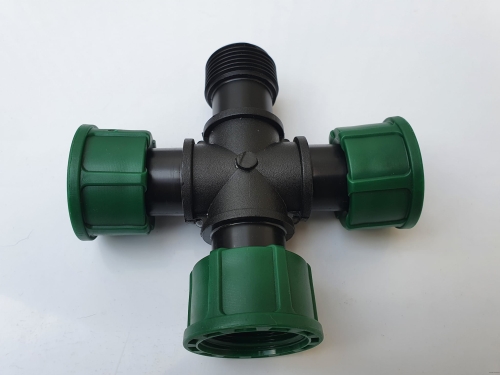 Kolektor czwórnik 1" GZ/GW/GW/GW Irritec