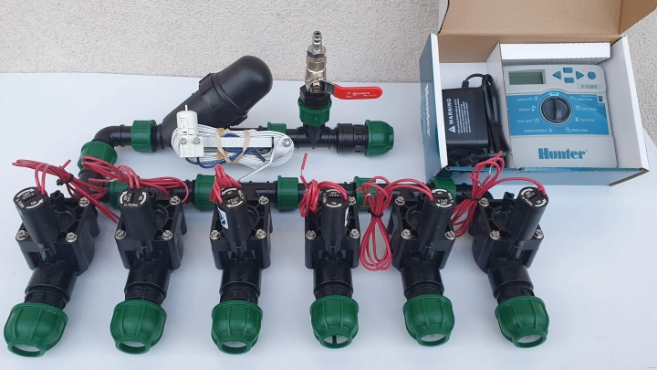 Zestaw na ścianę HUNTER - 6 sekcji z filtrem