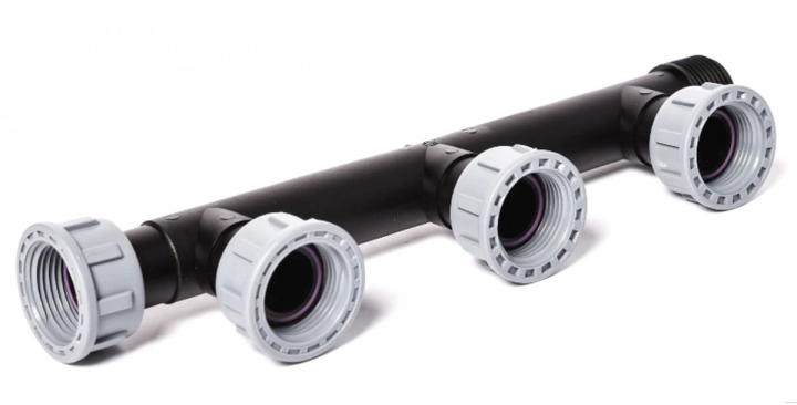 Kolektor rozdzielacz do elektrozaworów  3 sekcje