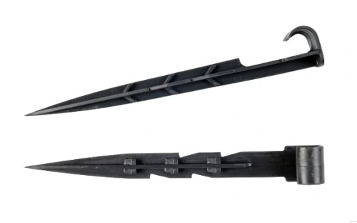 Szpilka do mocowania linii kroplującej 16mm | czarna