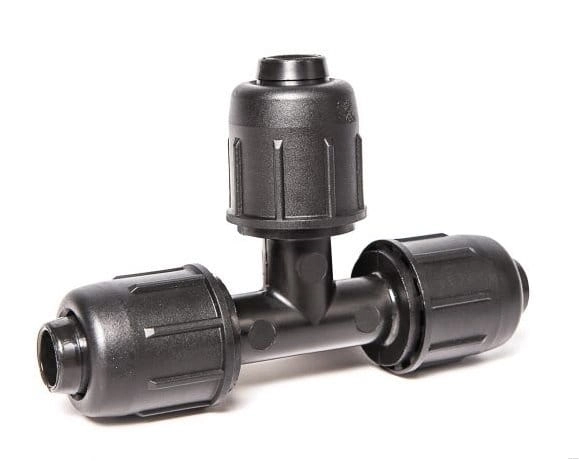Trójnik QJ złączka skręcana 16 mm do linii kroplującej