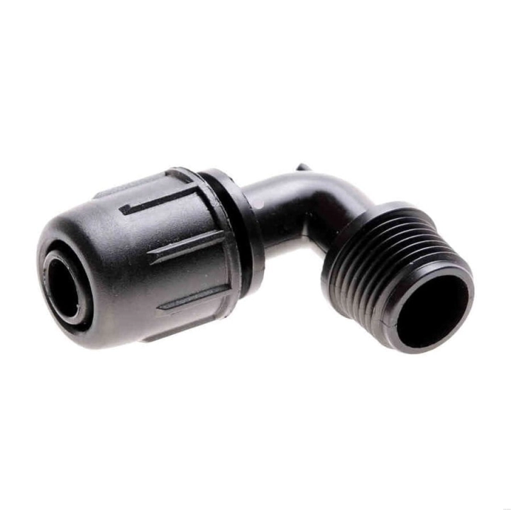 Kolano QJ złączka skręcana 16 mm x 1/2" do linii kroplującej