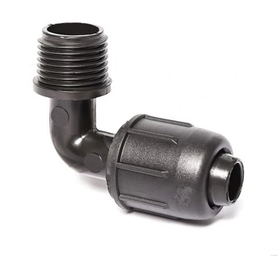 Kolano QJ złączka skręcana 16 mm x 3/4" do linii kroplującej