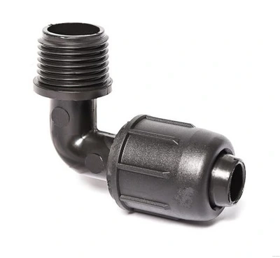 Kolano QJ złączka skręcana 16 mm x 3/4" do linii kroplującej