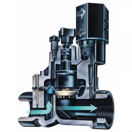 Elektrozawór Rain Bird 100 DVF -1" GW 24V z regulacją