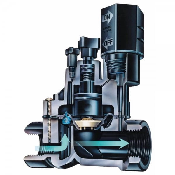 Elektrozawór Rain Bird 100 DVF -1" GW 24V z regulacją