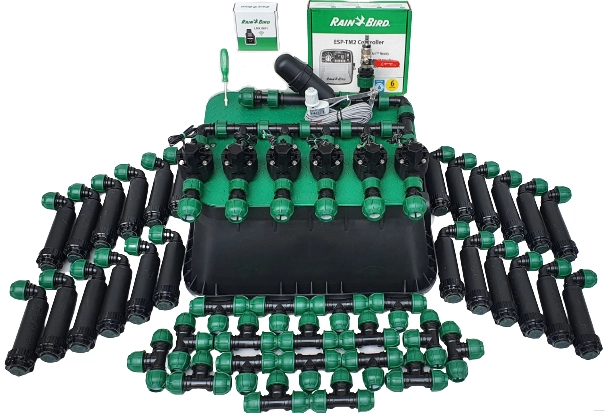 Zestaw nawadniający RAIN BIRD - 6 sekcje + 24 zraszaczy + Moduł WiFi