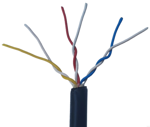 Przewód żelowy do elektrozaworów | 0,5mm 6 żył