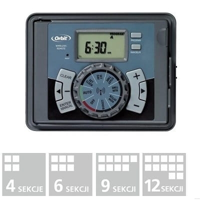 Sterownik nawadniania Orbit Easy-Set Logic 12 sekcji zewnętrzny