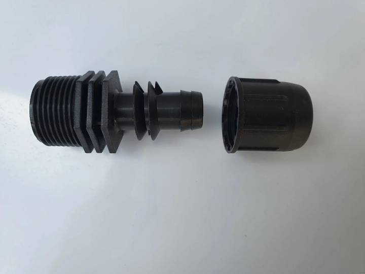 budowa złączki - PRZELOT QJ 16 gwint 1/2" GZ