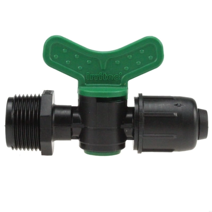Zaworek kulowy do linii kroplującej | QJ 16 x 3/4" GZ Irritec