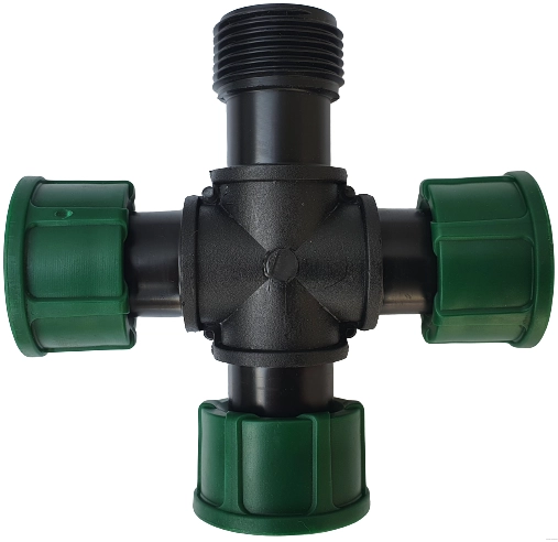 Kolektor czwórnik 1" GZ/GW/GW/GW Irritec