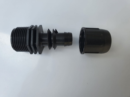 budowa złączki - PRZELOT QJ 20 gwint 3/4" GZ