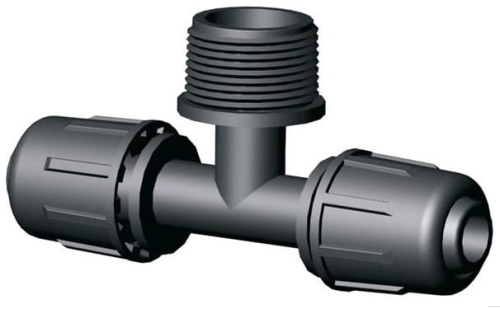 Trójnik QJ 20 x 3/4" GZ x 20