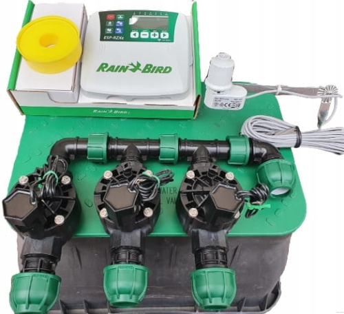 Zestaw do nawadniania ogrodu Rain Bird 3 sekcje www.akant-ogrody.pl