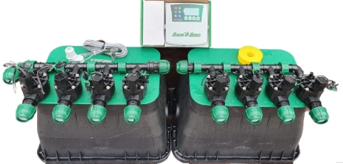 Zestaw nawadniania ogrodu Rain Bird 8 sekcji, sterownik wewnętrzny z możliwością rozbudowy o moduł WiFi