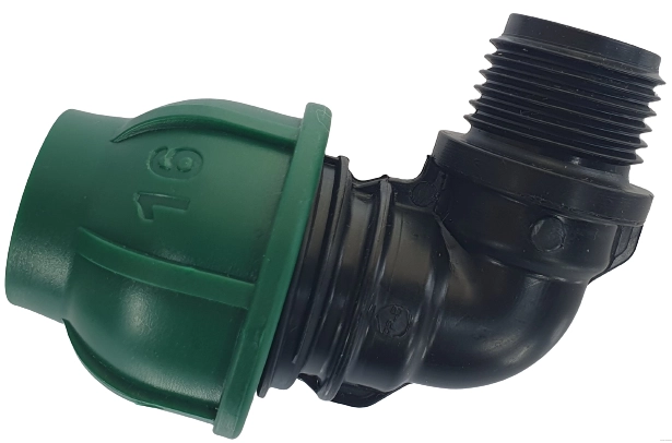 Kolano PE 16 x 3/4" GZ