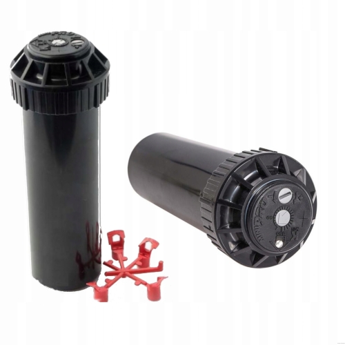 Zraszacz wynurzalny K-Rain Mini Pro zasięg z kompletem 5 dysz zasięg 5,1 do 9,0 m