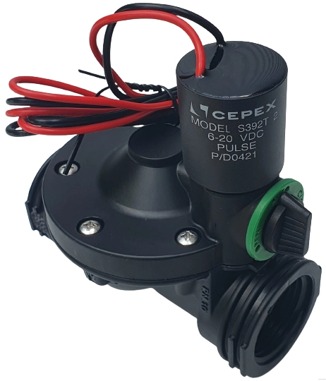 Elektrozawór CEPEX 1"GW z cewką 9V