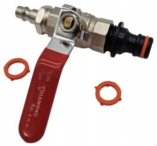 zestaw do usuwania wody - podłączenie kompresora na wąż ogrodowy | kolor czarny