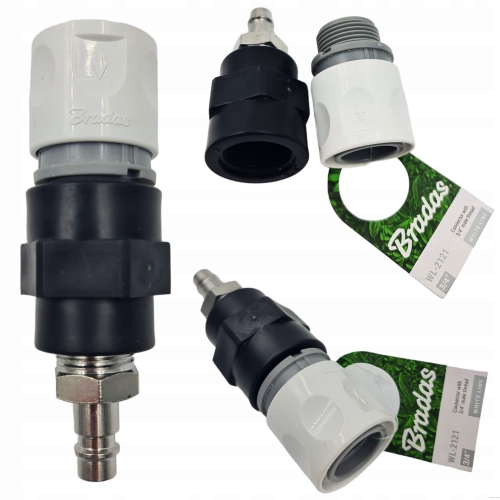 zestaw do usuwania wody - podłączenie kompresora na szybkozłączke