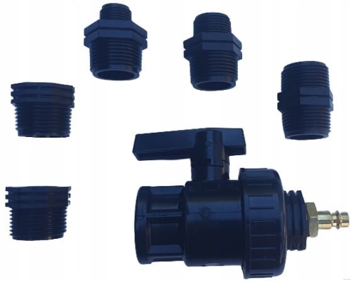 zestaw do usuwania wody - podłączenie kompresora do instalacji nawadniającej