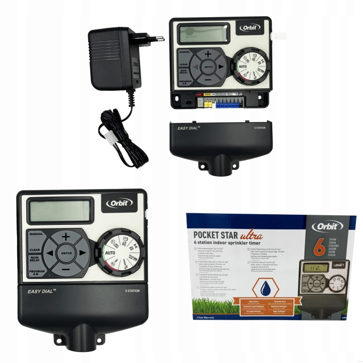Sterownik Orbit POCKET ULTRA 6 sekcji wewnętrzny