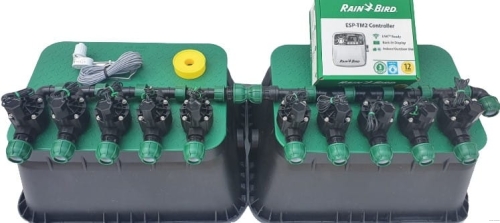 Zestaw nawadniania ogrodu RAIN BIRD 10 sekcji | Sterownik ESP-TM2