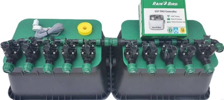 Zestaw nawadniania ogrodu RAIN BIRD 10 sekcji | Sterownik ESP-TM2