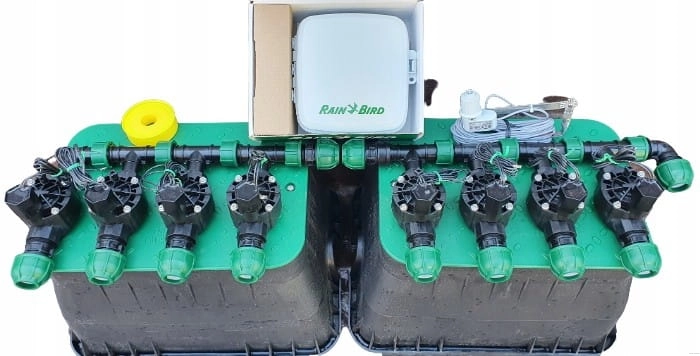 Zestaw nawadniania ogrodu RAIN BIRD 8 sekcji | Sterownik ESP-TM2