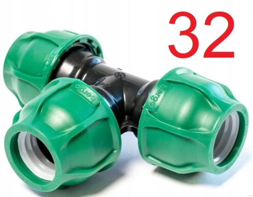 Trójnik PE 32 x 32 x 32 Bergo