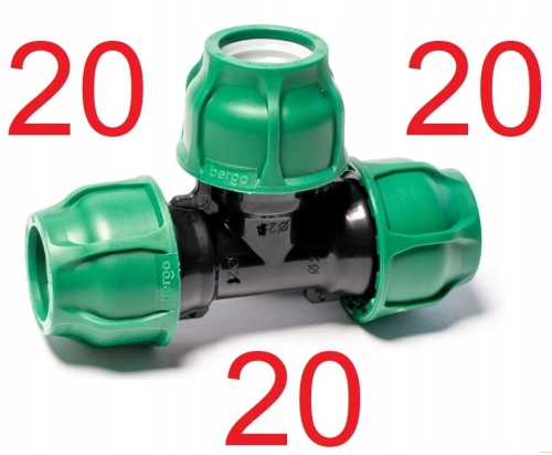 Trójnik PE 20 x 20 x 20