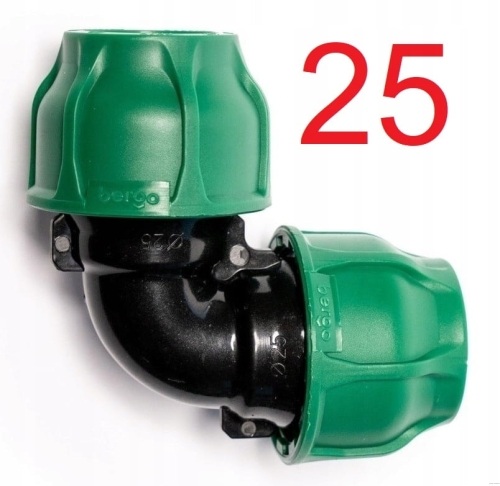 Kolano PE 25 x 25 Bergo