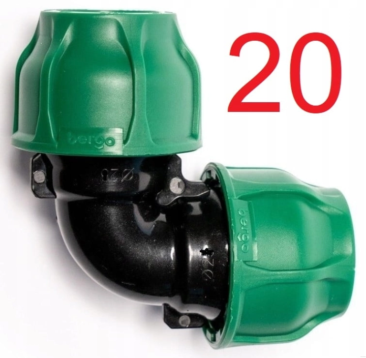 Kolano PE 20 x 20 Bergo