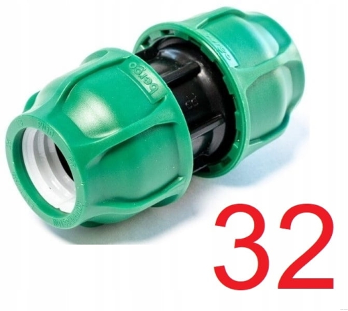 Dwuzłącze | Przelot PE 32 x 32 Bergo