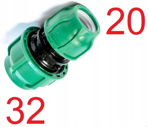 Dwuzłącze redukcja | Przelot PE 32 x 20 Bergo