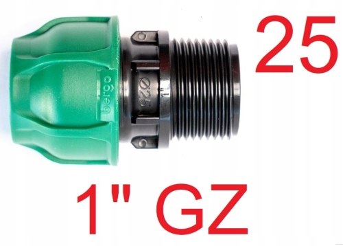 Przelot PE 25 x 1" GZ Bergo