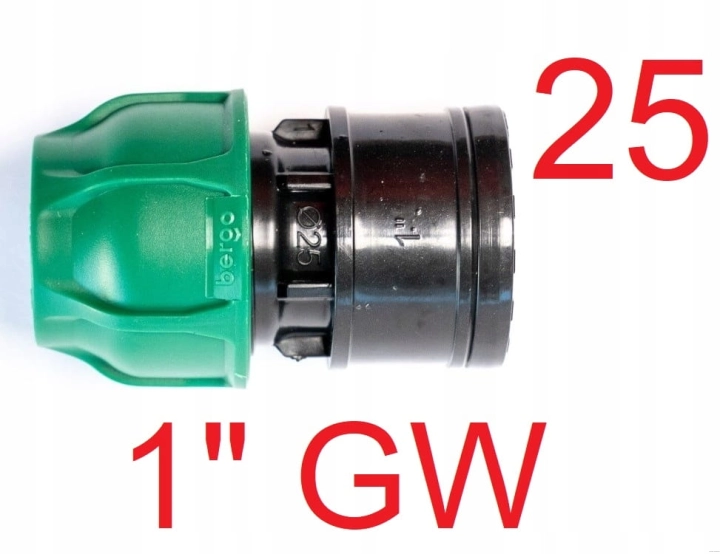 Przelot PE 25 x 1" GW Bergo