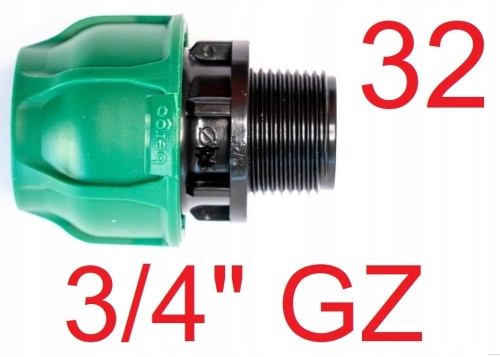 Przelot PE 32 x 3/4" GZ Bergo