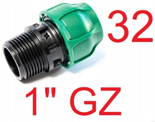 Przelot PE 32 x 1" GZ Bergo