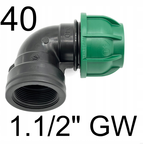 Kolano PE 40 x 1.1/2" GW Irritec