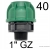Przelot PE 40 x 1" GZ Irritec