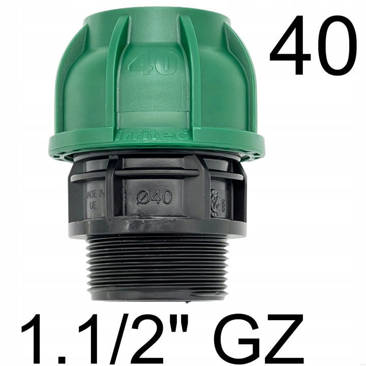 Przelot PE 40 x 1.1/2" GZ Irritec