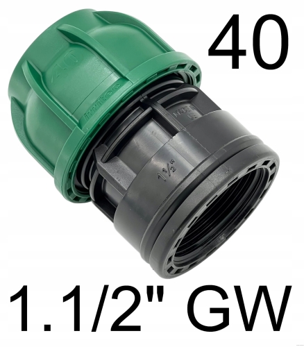 Przelot PE 40 x 1.1/2" GW Irritec